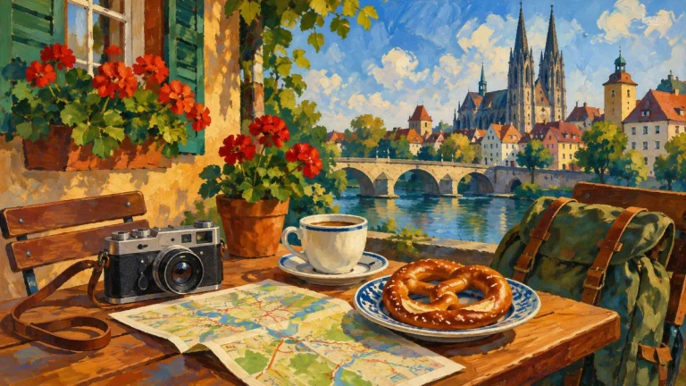 Painted illustration for Basic German Questions Every Traveler Should Know