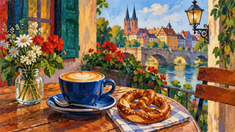 Painted illustration for Polite German Words and Phrases