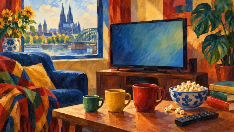 Painted illustration for German TV Shows for All Levels
