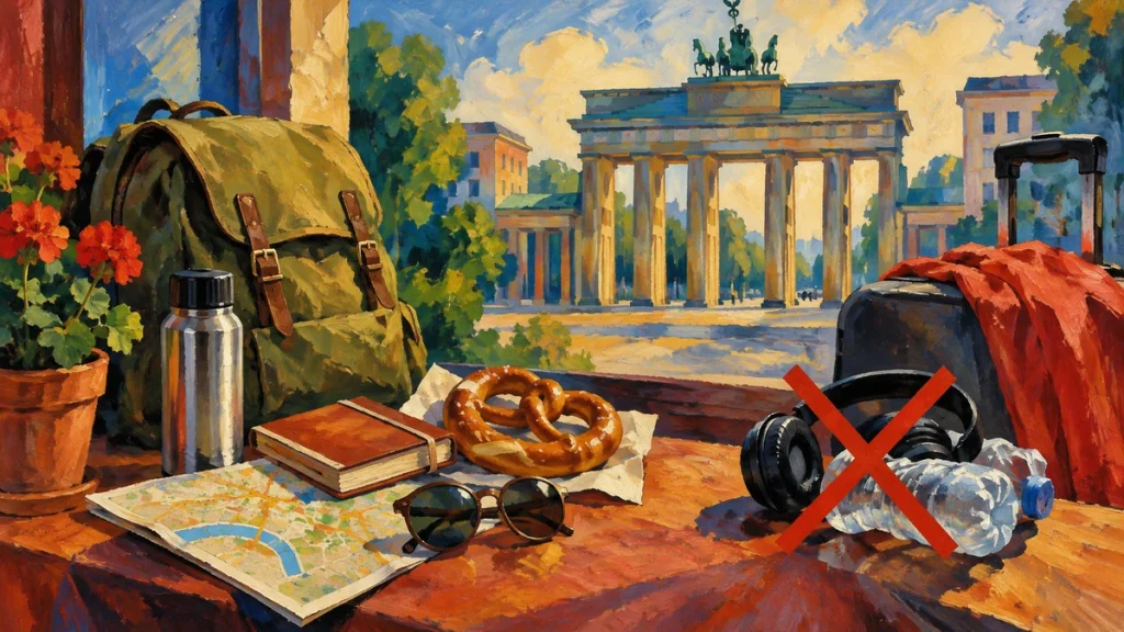 Painted illustration for Do’s and Don’ts for People Travelling to Germany