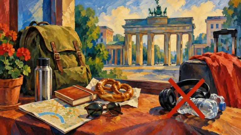 Painted illustration for Do’s and Don’ts for People Travelling to Germany