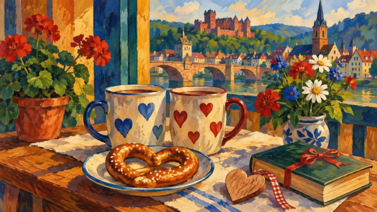 Painted illustration for The Sweetest German Terms of Endearment to Call Your Loved Ones
