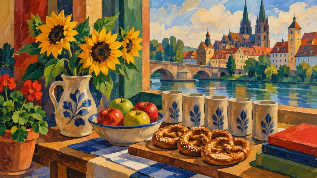 Painted illustration for A Guide to German Numbers: Learn to Count and Much More